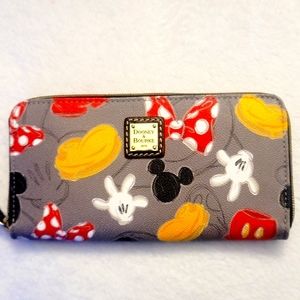 Dooney and Bourke - Disney Park wallet - mickey body parts